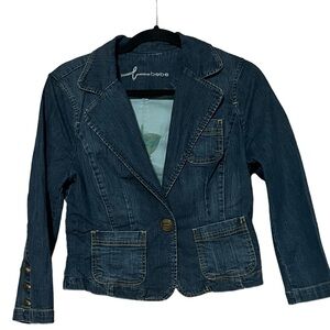 Bebe size small women’s Jean jacket/blazer